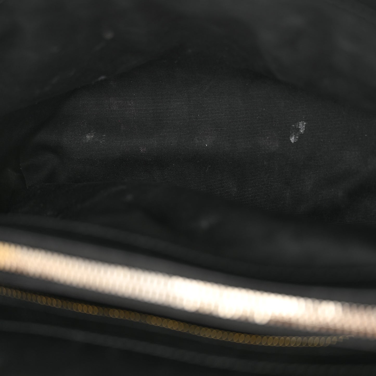 Calfskin Y Quilted Monogram Medium Loulou Chain Satchel Black