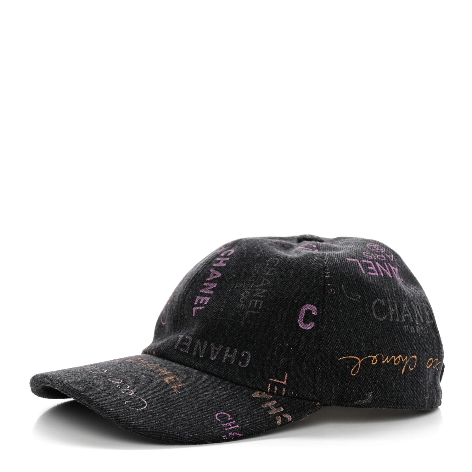 Chanel Denim Mood Cap Hat Black 1 of 9