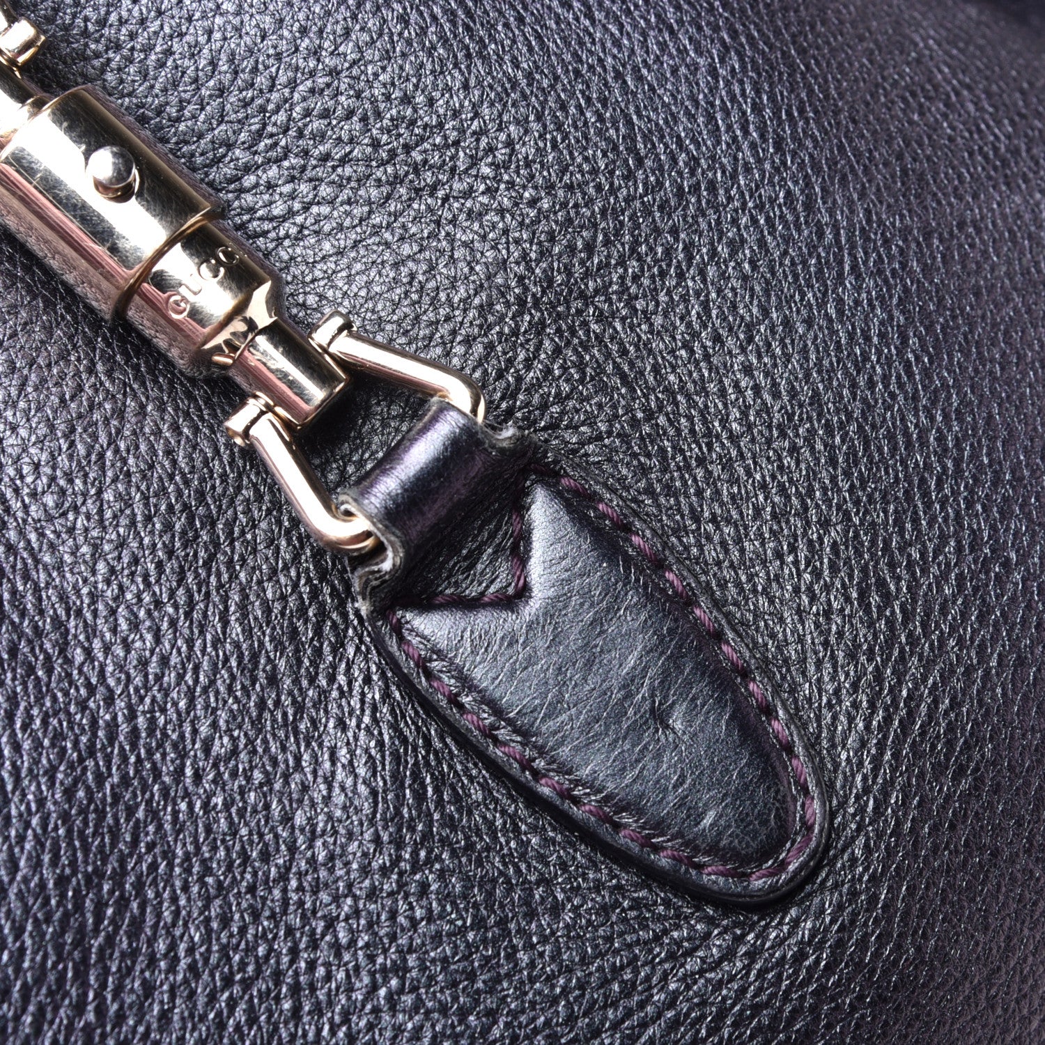Gucci Metallic Calfskin Large New Jackie Shoulder Bag Blue 11 of 16