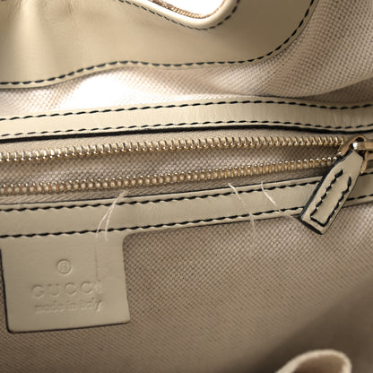 Gucci Monogram Margaux Calfskin Medium Emily Hobo Beige Ebony Mystic White 10 of 12