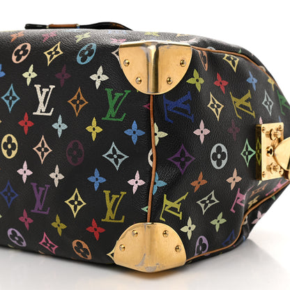 Louis Vuitton Monogram Multicolor Speedy 30 Black 9 of 17