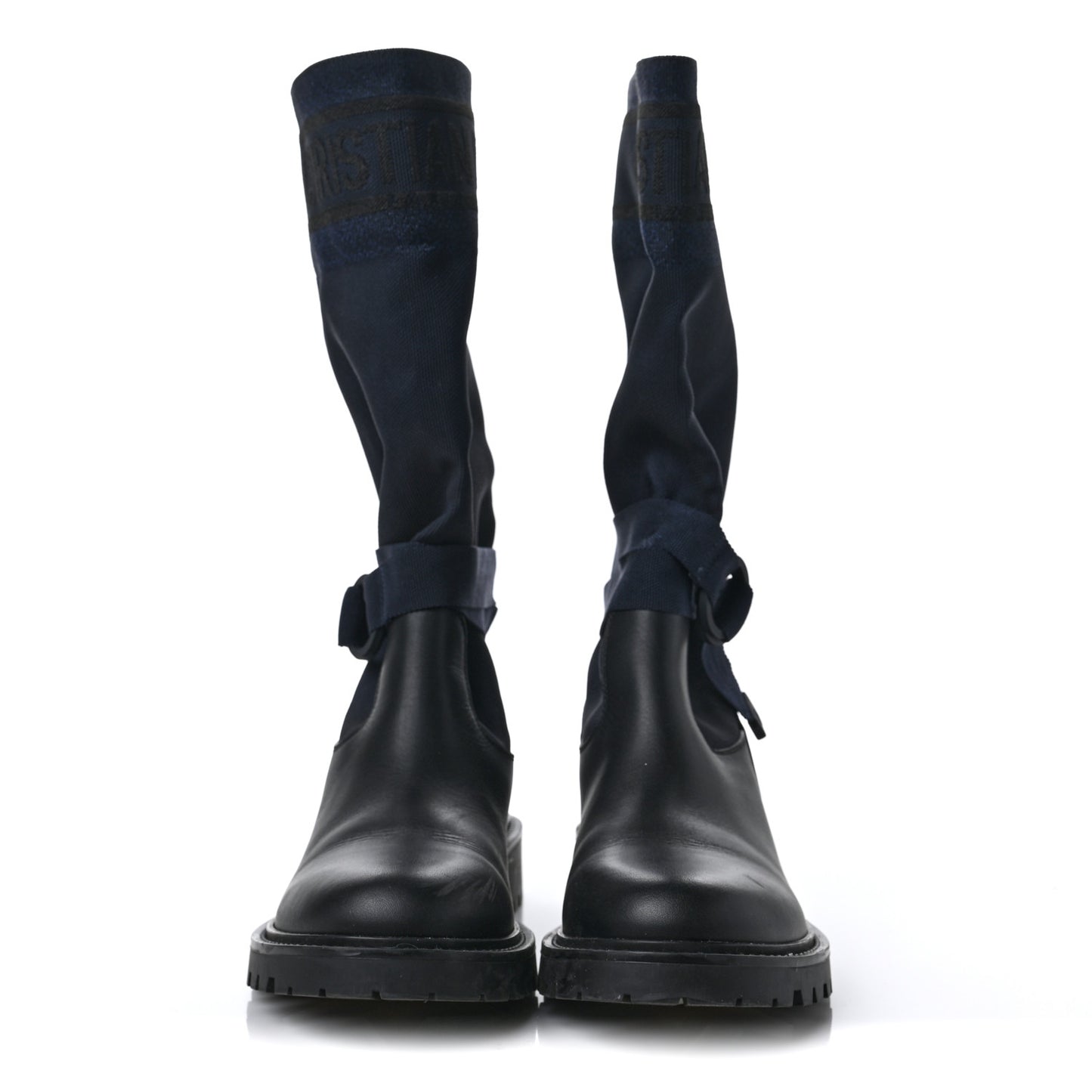 Technical Fabric Calfskin D-Major Boots 39.5 Black