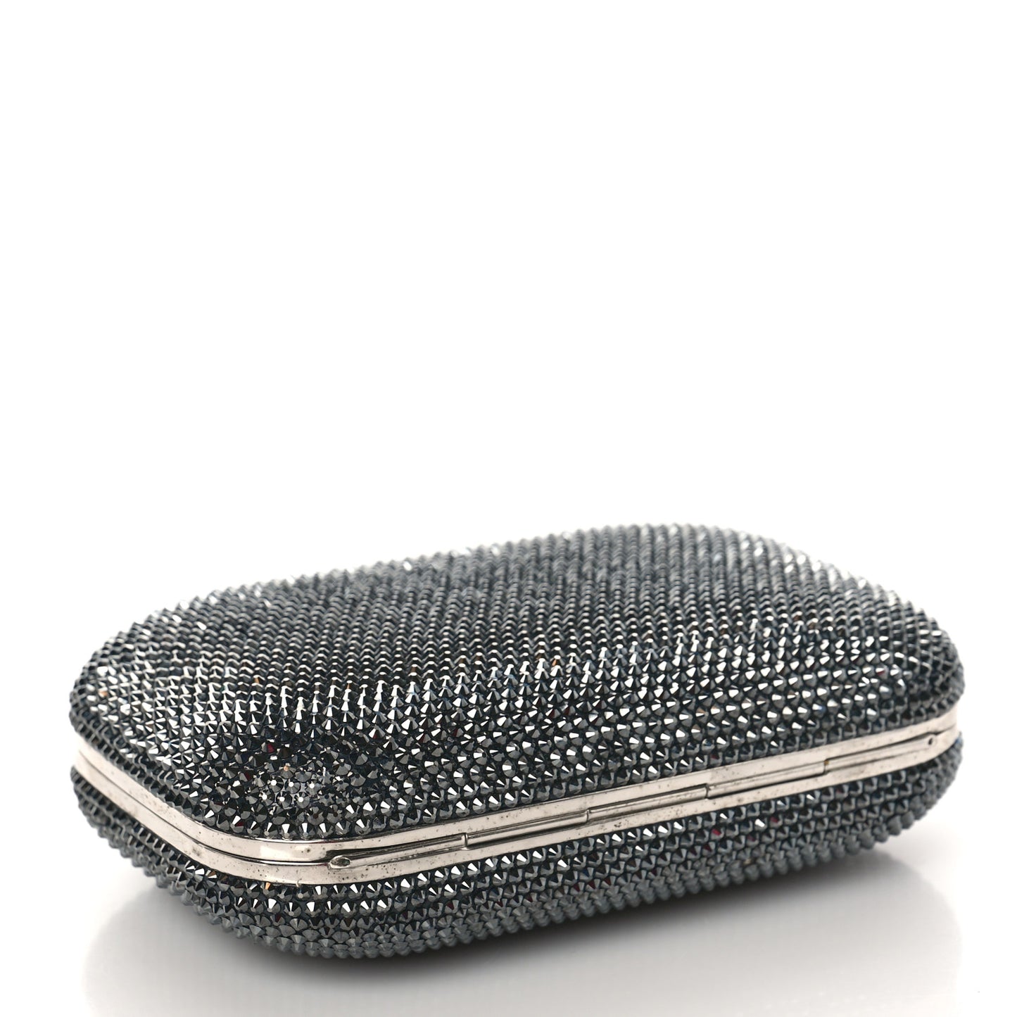 Swarovski Crystal Minaudiere Clutch Blue