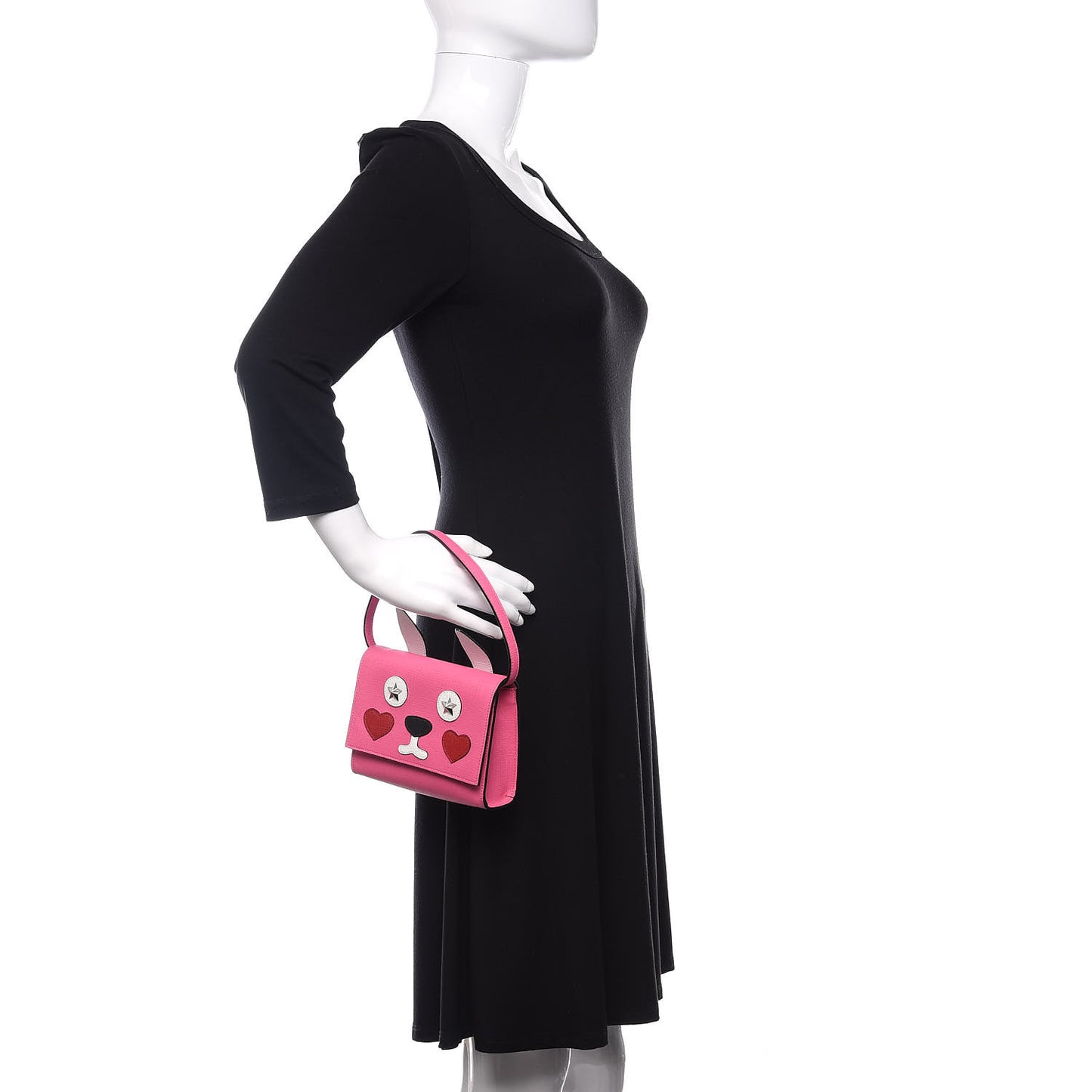 Calfskin Childrens Rabbit Bag Pink