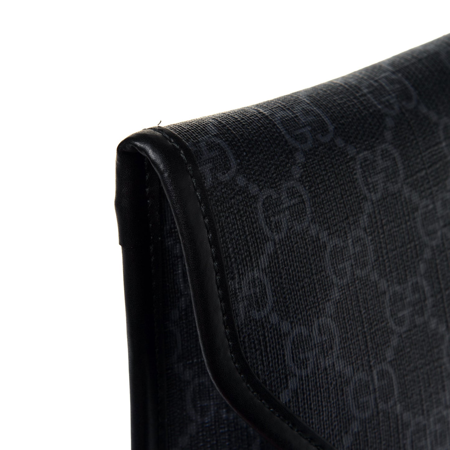 GG Supreme Monogram Web Medium Messenger Bag Black Grey