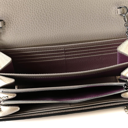 Gucci Dollar Calfskin Mini Dionysus Chain Wallet Mystic White 5 of 9