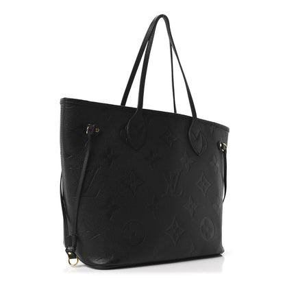 Louis Vuitton Empreinte Monogram Giant Neverfull MM Black 4 of 10