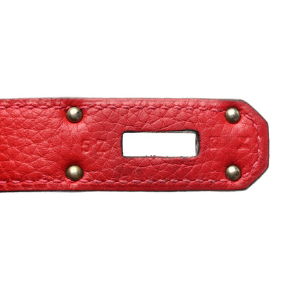 Hermes Taurillon Clemence Jypsiere 31 Rouge Casaque 7 of 10