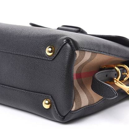 Burberry Derby Calfskin House Check Small Camberley Black 9 of 10