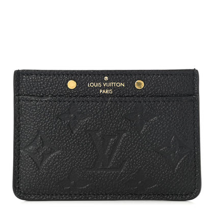Louis Vuitton Empreinte Card Holder Black 1 of 6