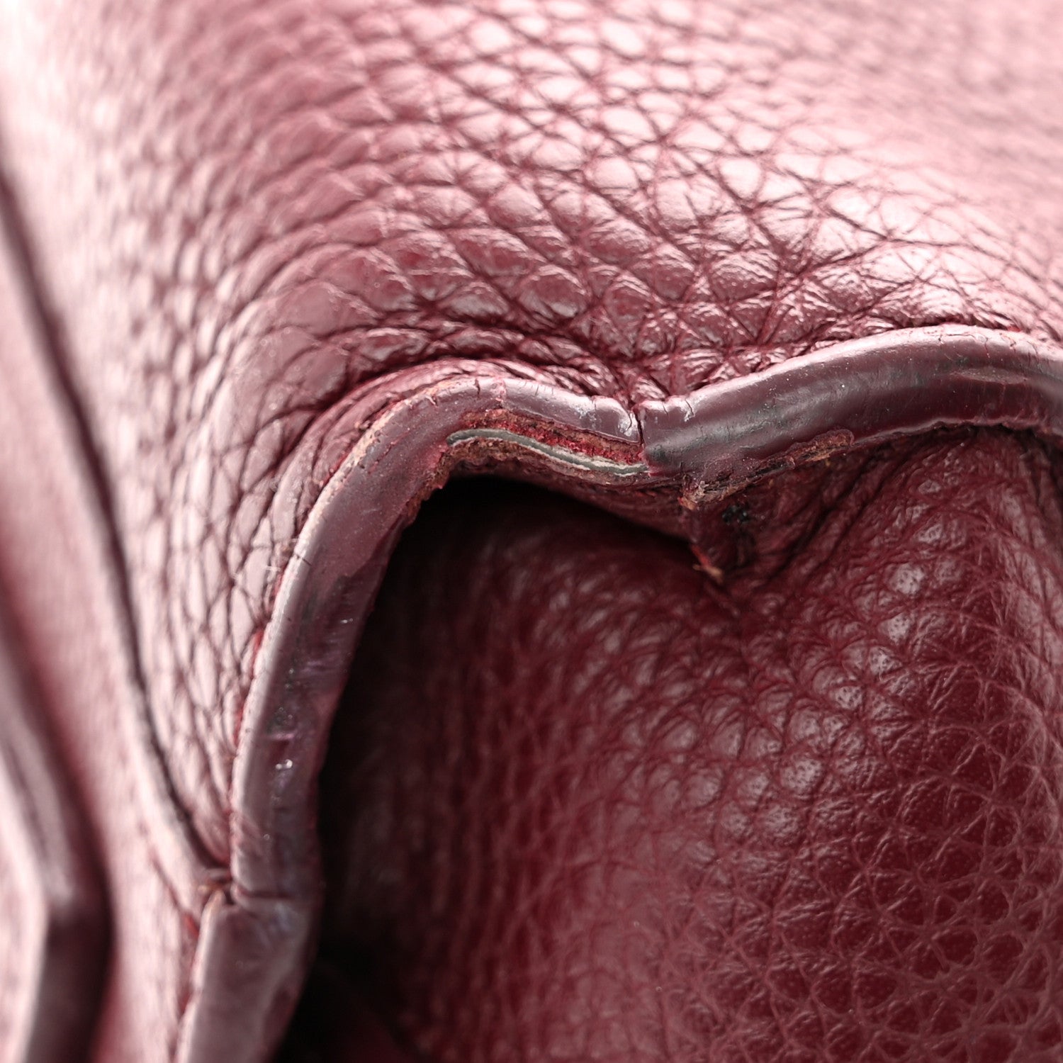 Saint Laurent Grained Calfskin Small Supple Sac De Jour Dark Pallisandre 16 of 16