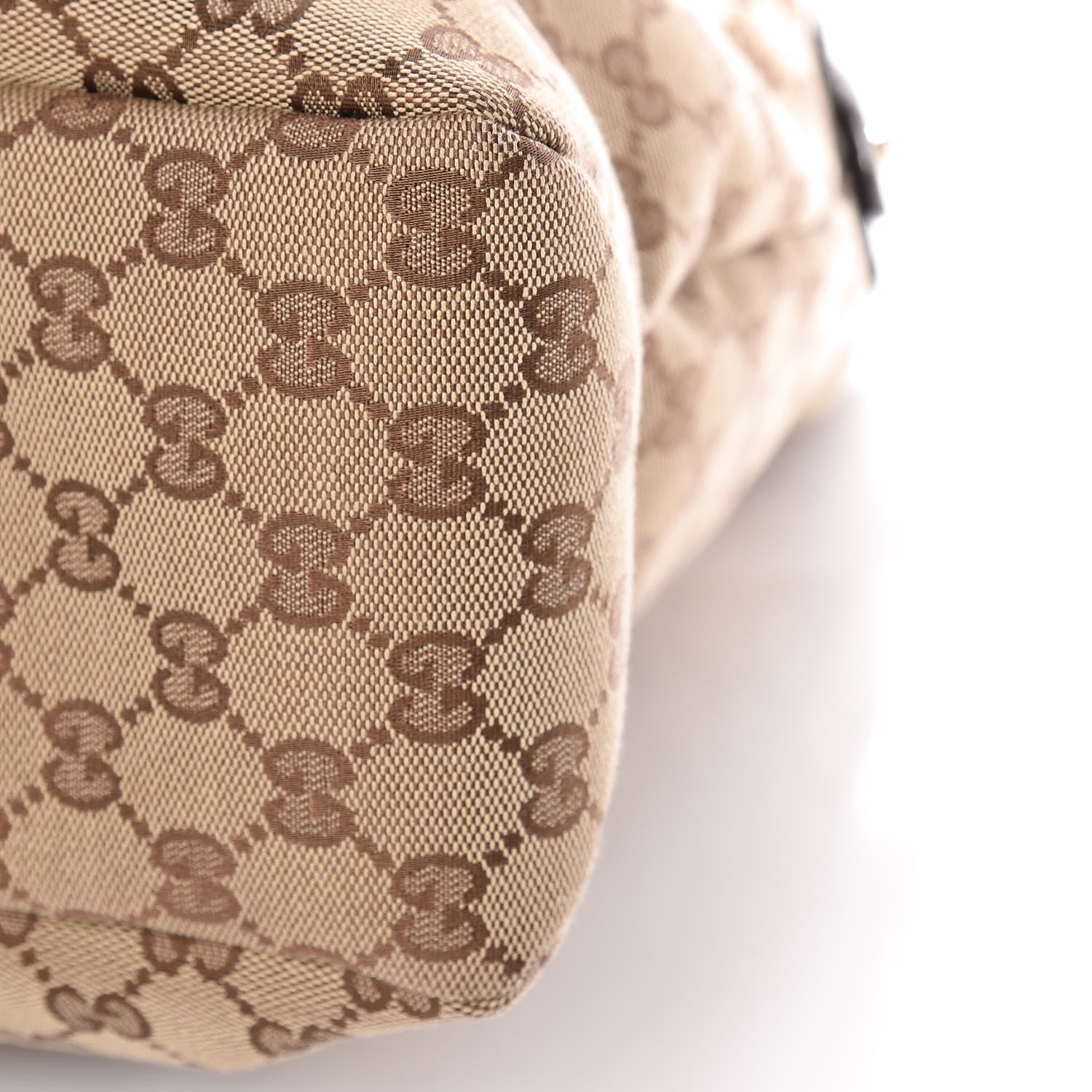 Gucci Monogram Large Horsebit Chain Hobo Dark Brown 9 of 10