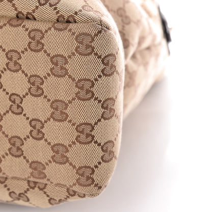 Gucci Monogram Large Horsebit Chain Hobo Dark Brown 9 of 10