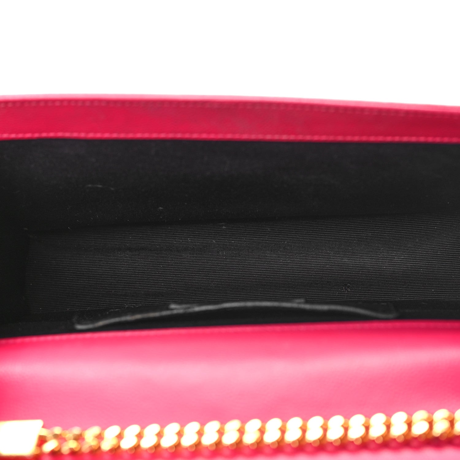 Saint Laurent Grain De Poudre Medium Monogram Kate Satchel Lipstick Fuchsia 5 of 13