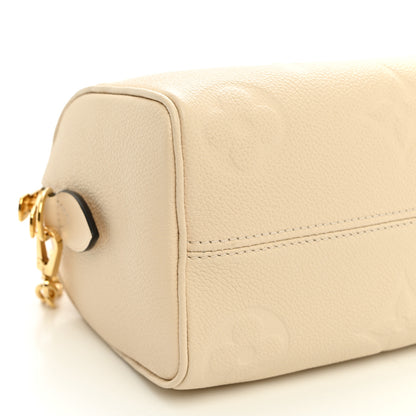 Louis Vuitton Empreinte Monogram Giant Speedy Bandouliere 20 Creme 8 of 10