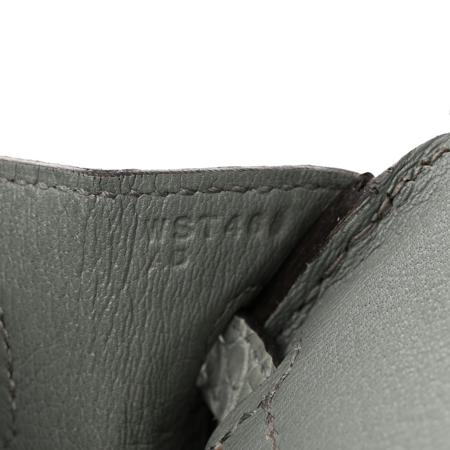 Hermes Matte Alligator Birkin 25 Gris Ciment 7 of 11