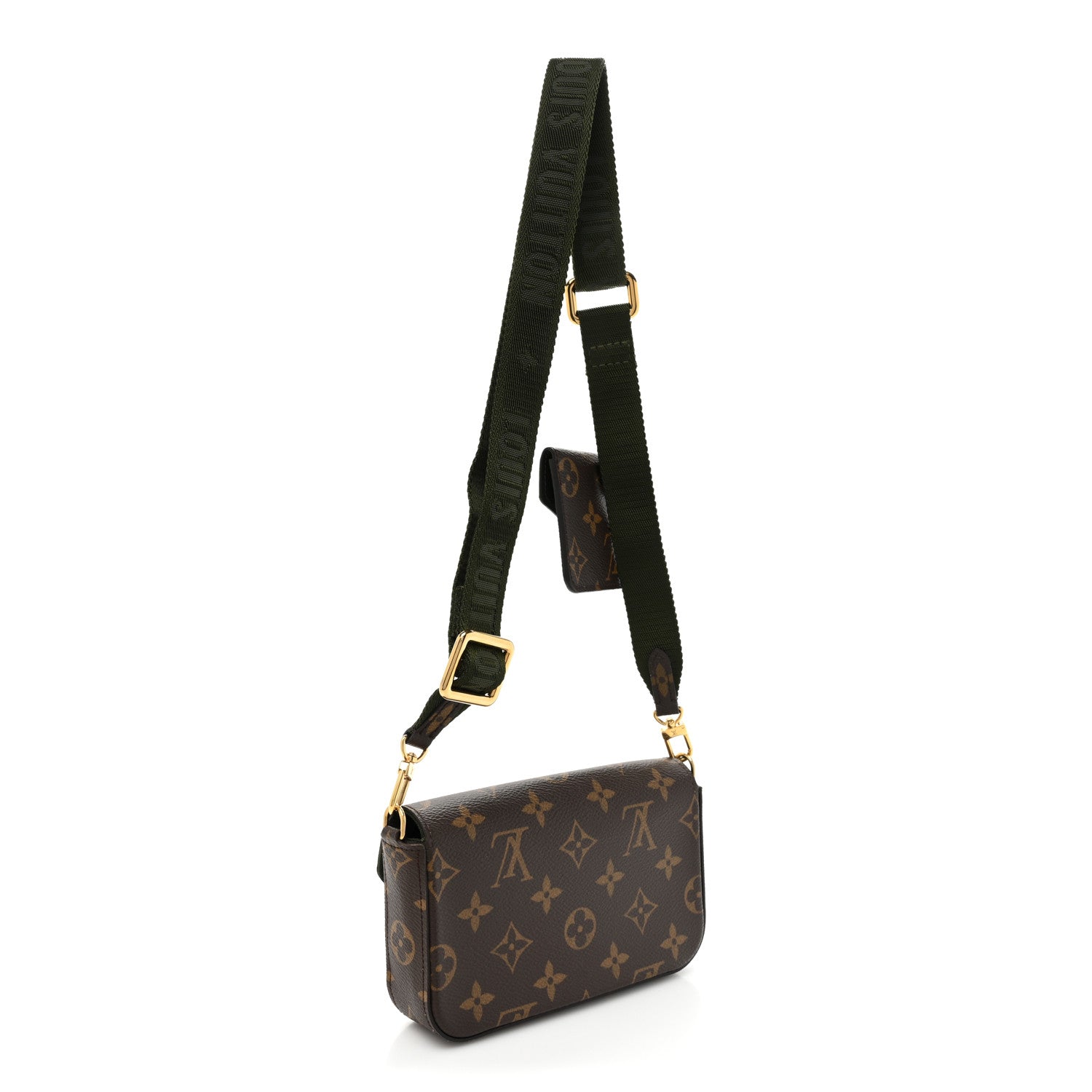 Louis Vuitton Monogram Felicie Strap & Go Kaki 3 of 12