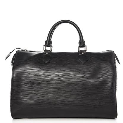 Louis Vuitton Epi Speedy 30 Black 1 of 8