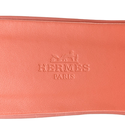 Hermes Epsom Oran Sandals 39 Orange Joey 7 of 9