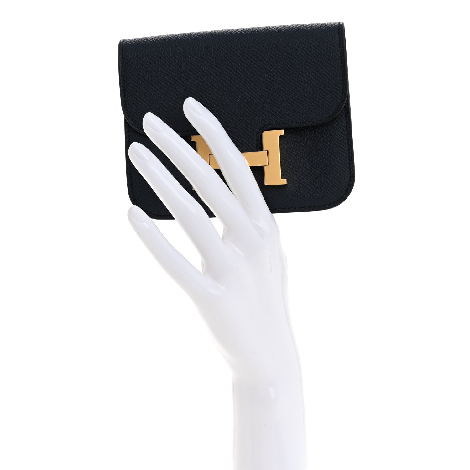 Hermes Epsom Constance Slim Wallet Bleu Indigo 2 of 9