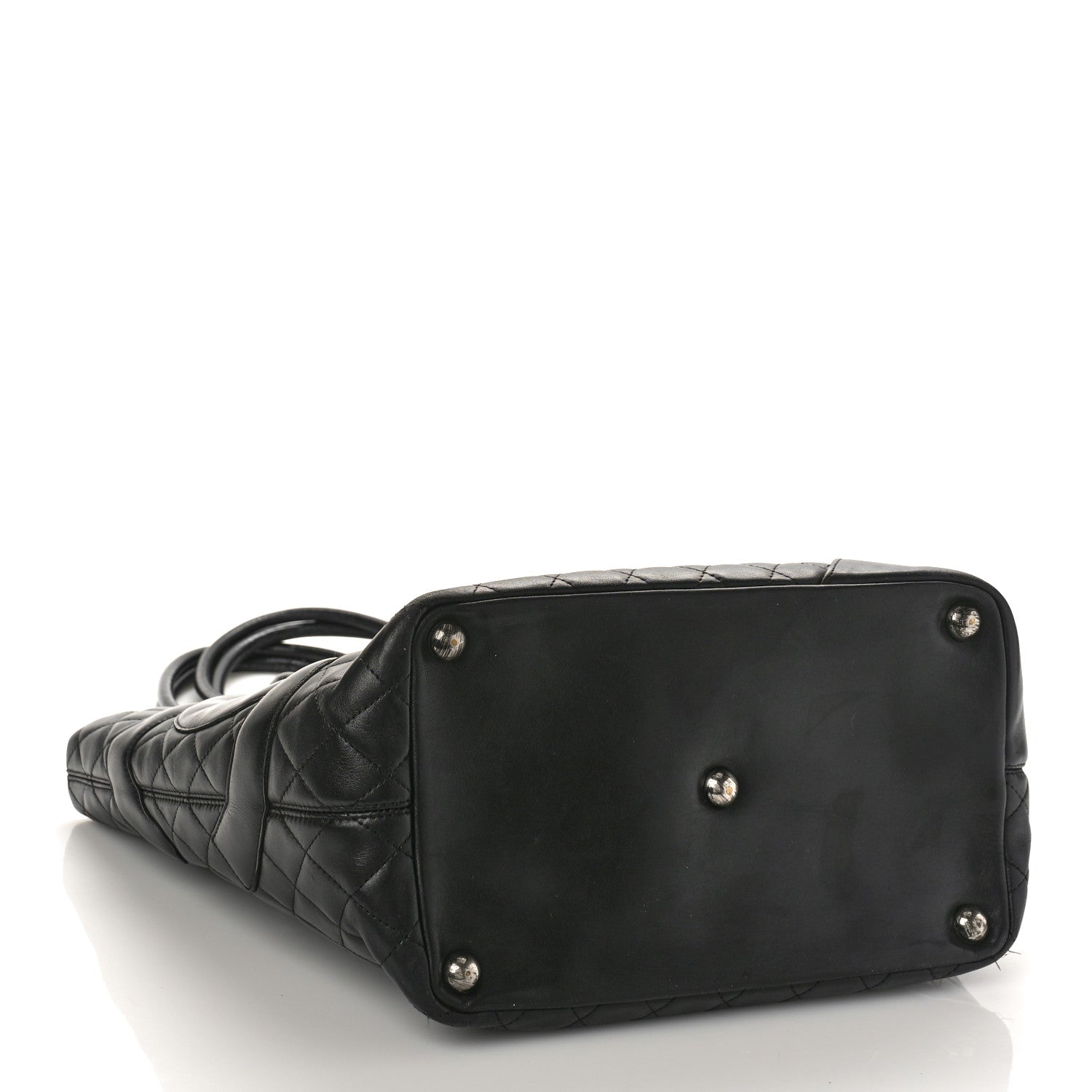 Chanel Calfskin Quilted Large Cambon Tote Black 4 of 13