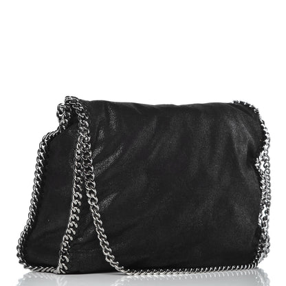 Stella McCartney Shaggy Deer Falabella Fold Over Tote Black 4 of 8