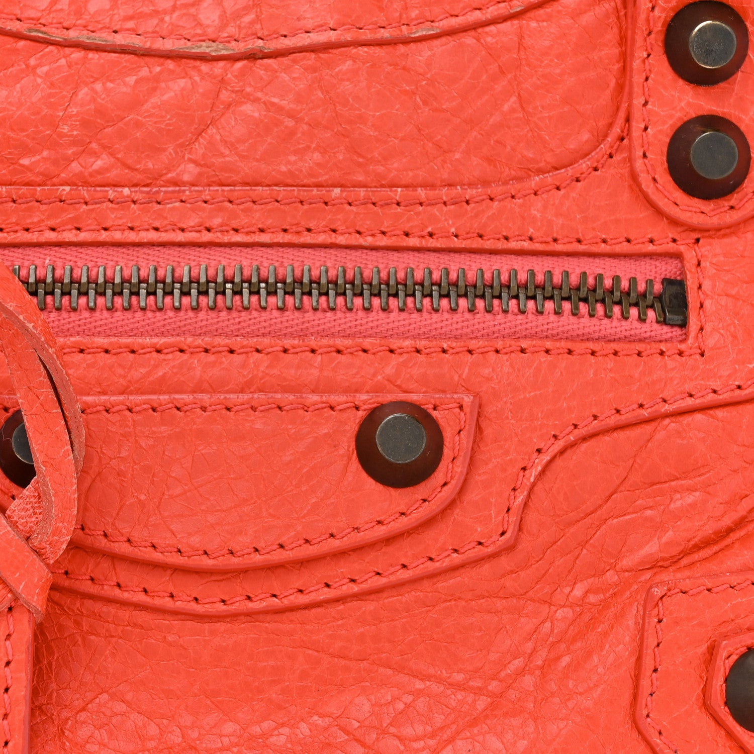 Balenciaga Agneau Classic Hardware Mini City Rose Corail 8 of 15