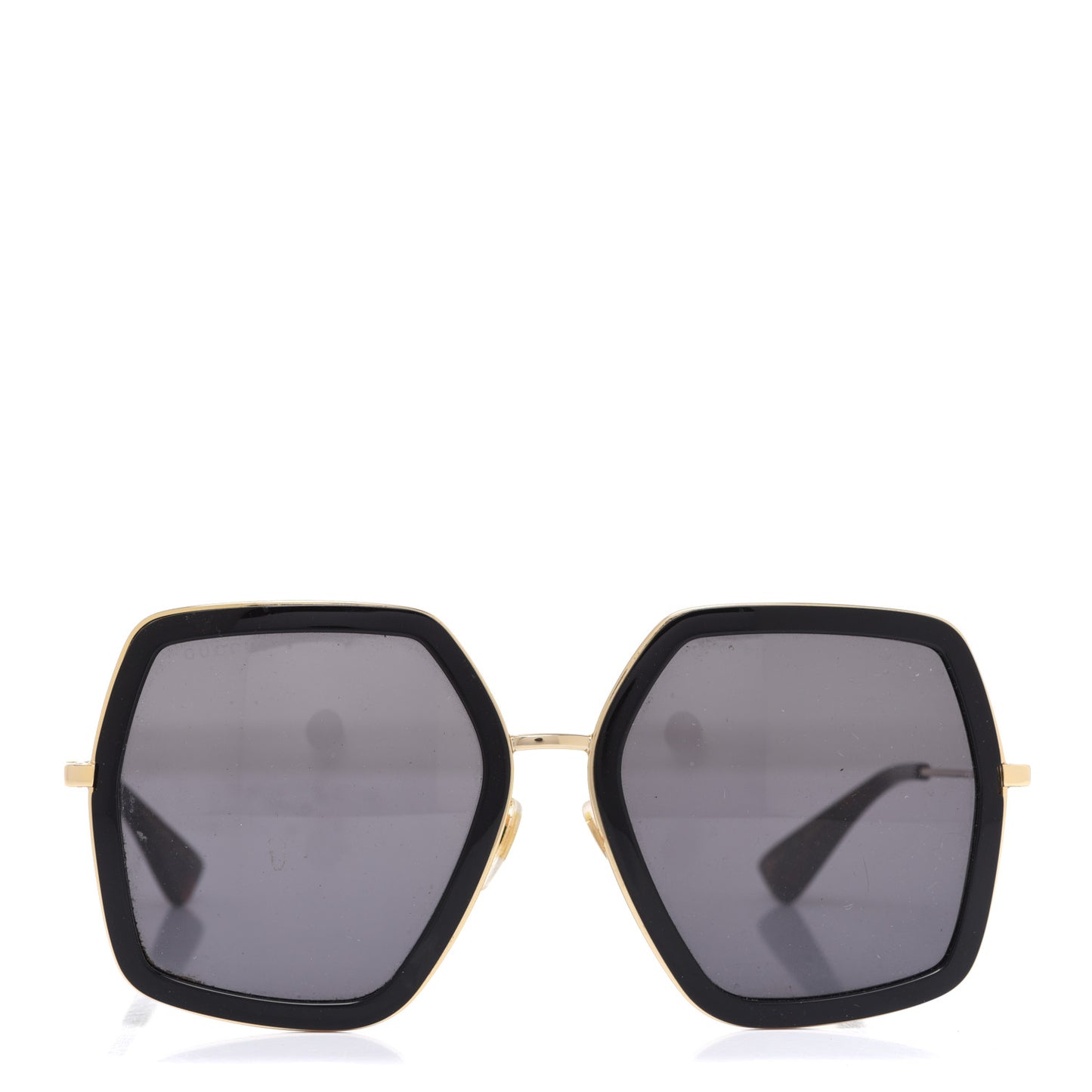 Acetate Oversize Square Frame GG0106S Sunglasses Black