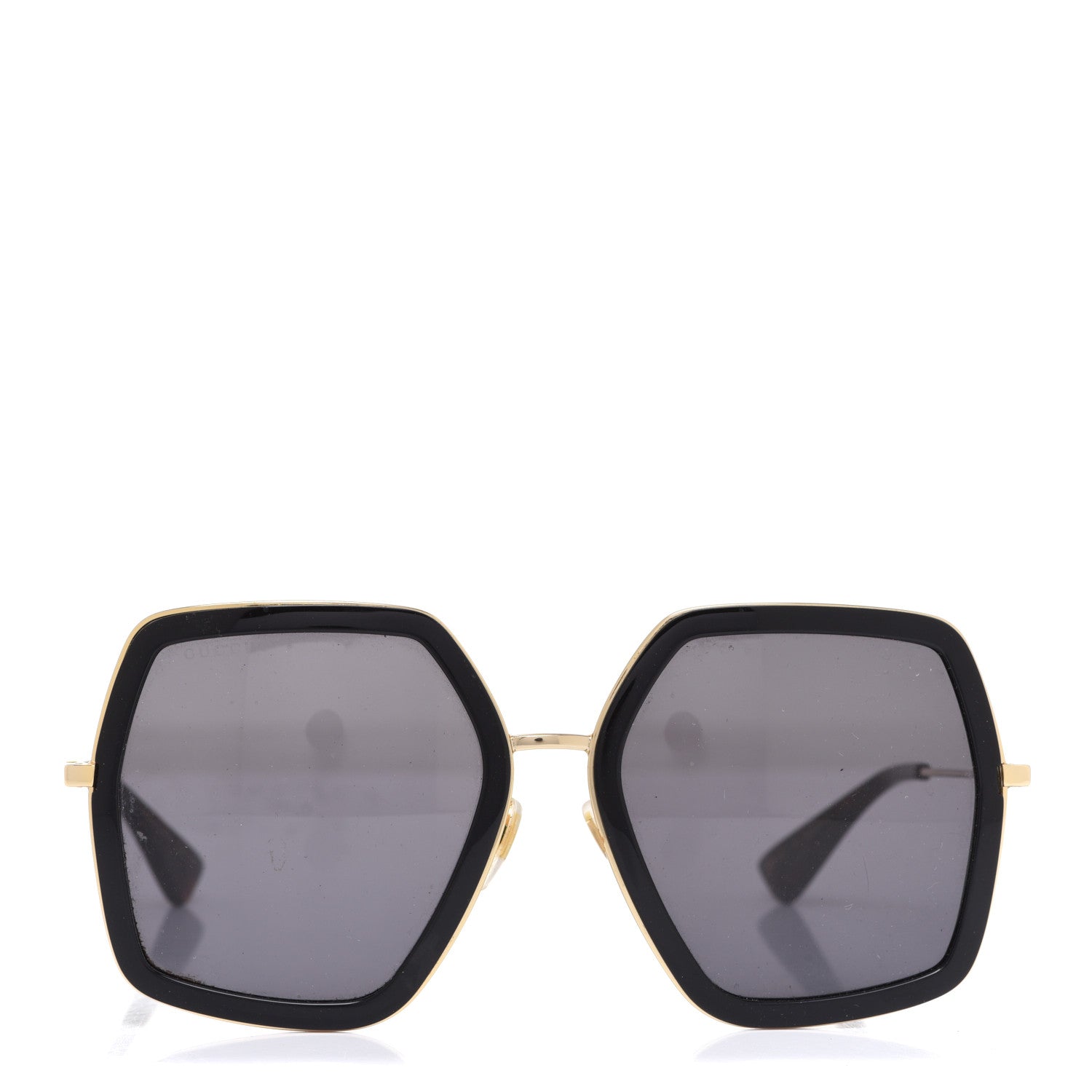 Gucci Acetate Oversize Square Frame GG0106S Sunglasses Black 2 of 7
