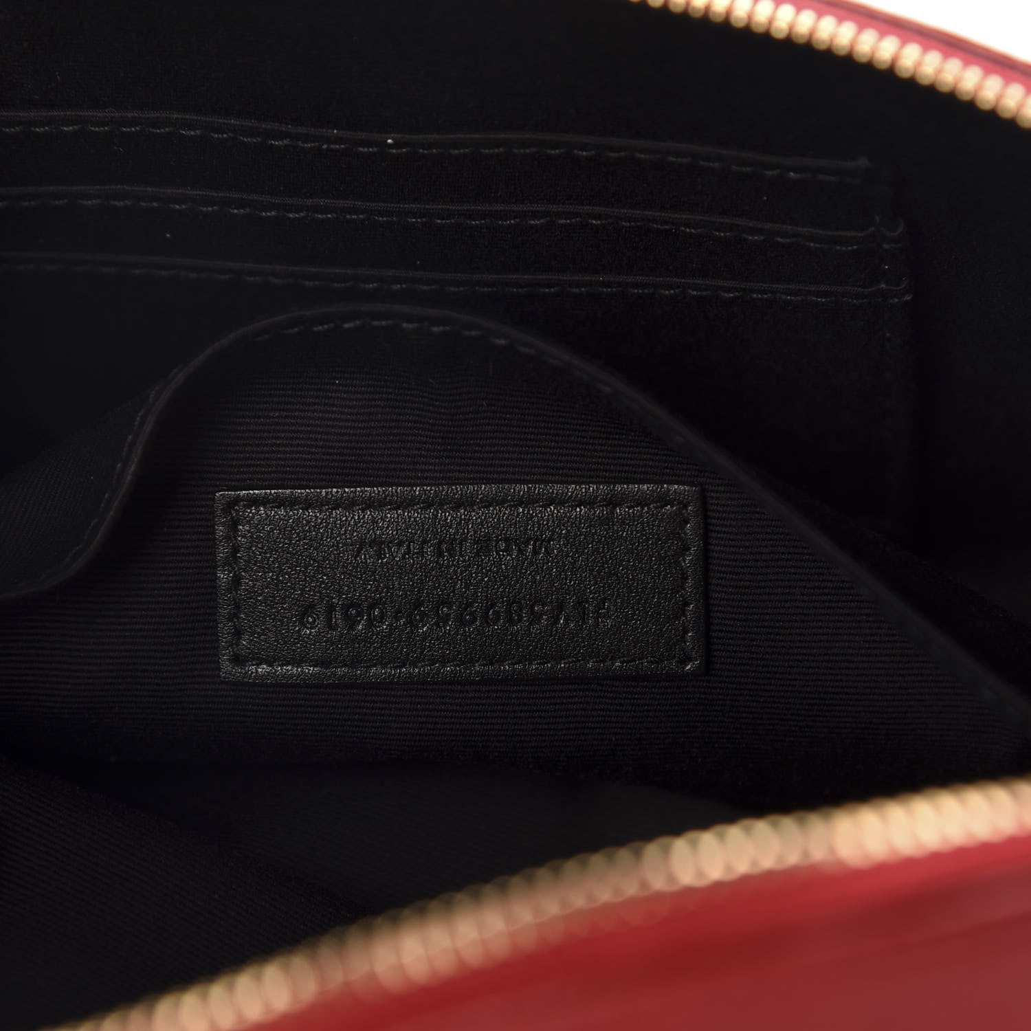 Saint Laurent Grain De Poudre Monogram Belt Bag Rouge Eros 9 of 10