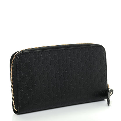 Gucci Microguccissima Zip Around Wallet Black 2 of 4