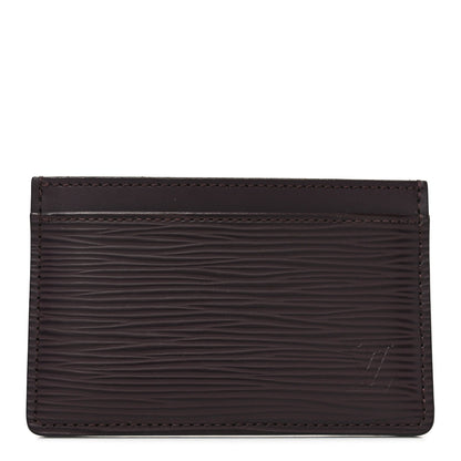Louis Vuitton Epi Card Holder Moka 1 of 7