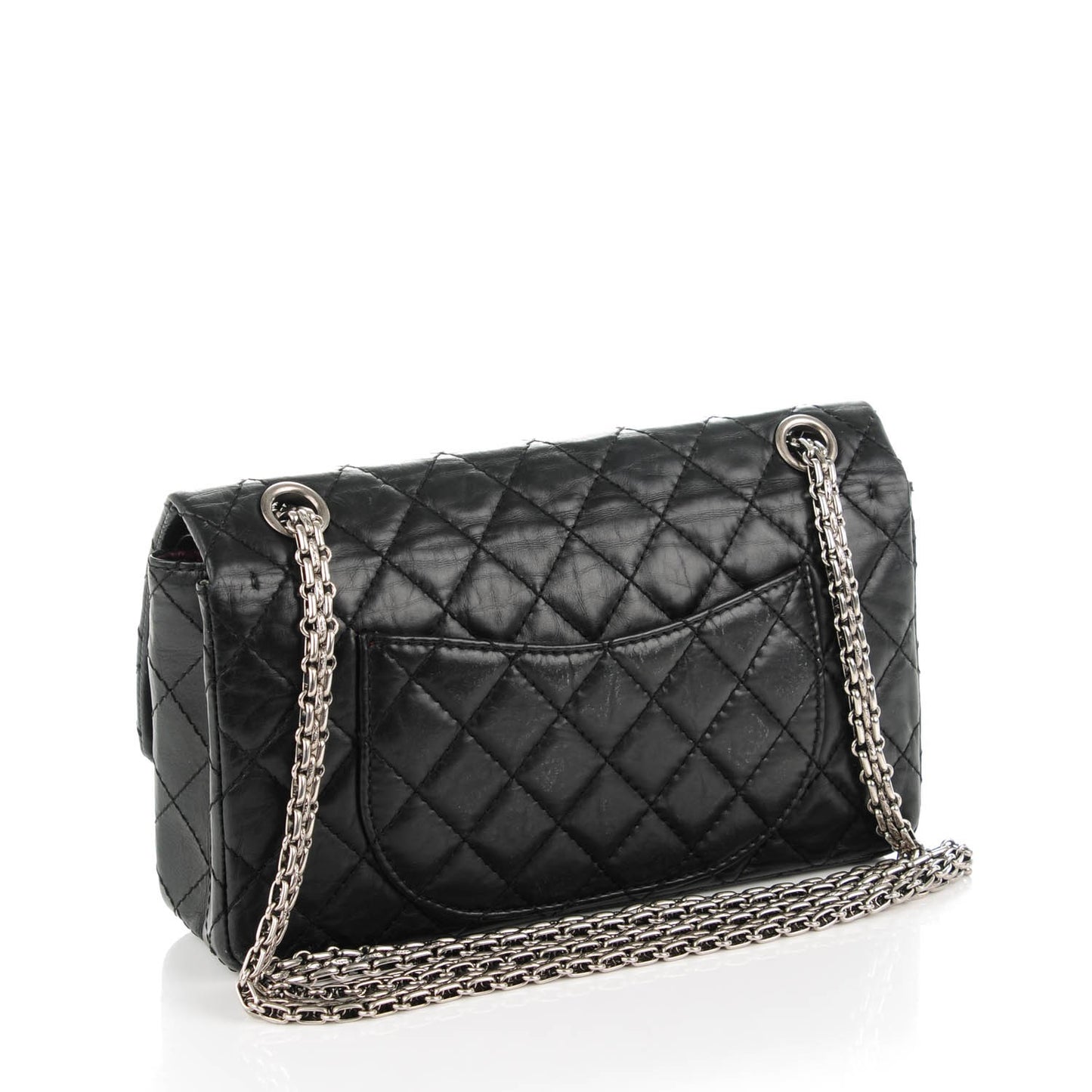 Aged Calfskin Lucky Charms 2.55 Reissue 225 Flap Black