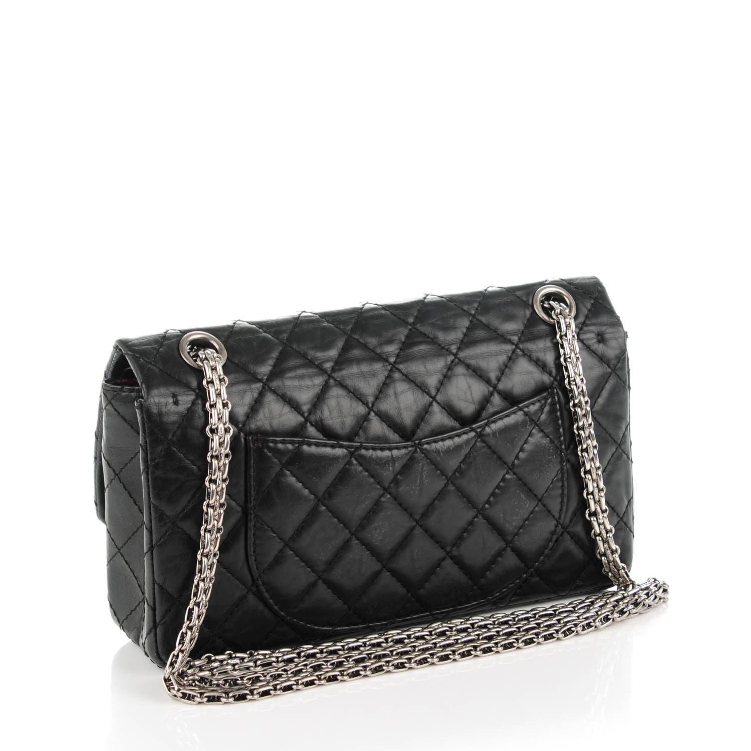 Chanel Aged Calfskin Lucky Charms 2.55 Reissue 225 Flap Black 3 of 7