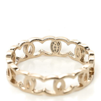 Chanel Metal CC Ring 54 7 Gold 4 of 4