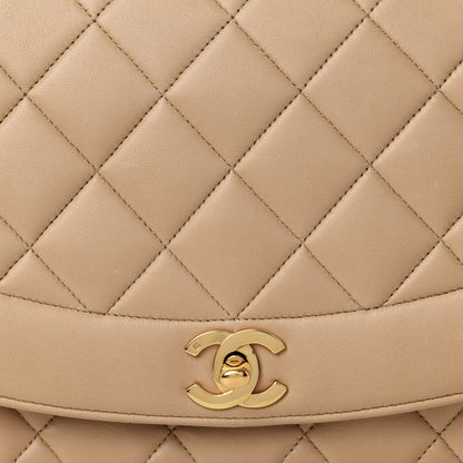 Chanel Lambskin Quilted Medium Single Flap Beige 8 of 8
