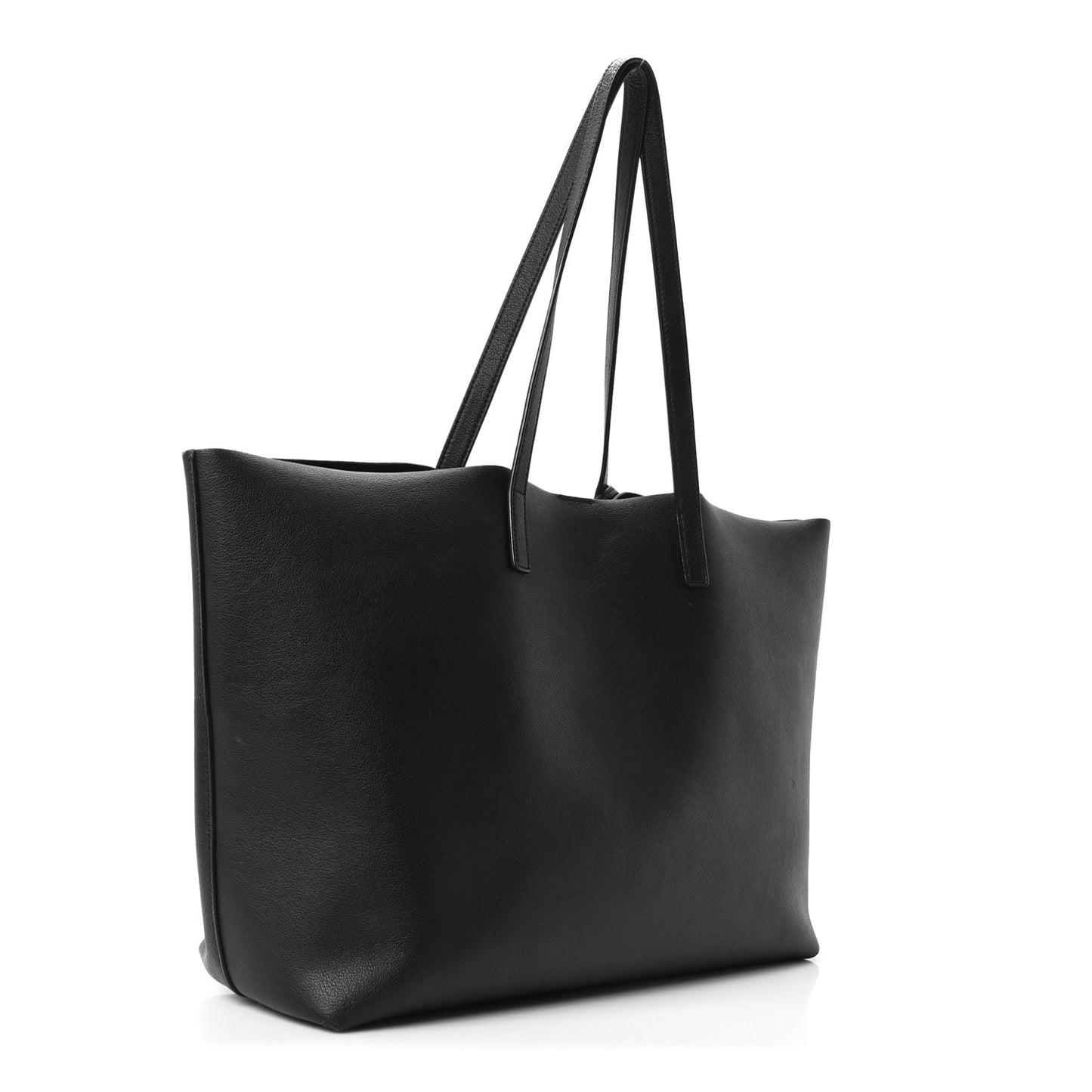 Calfskin Large Shopping Tote Black
