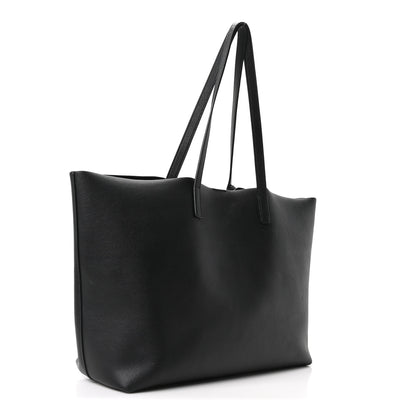 Saint Laurent Calfskin Large Shopping Tote Black 4 of 10