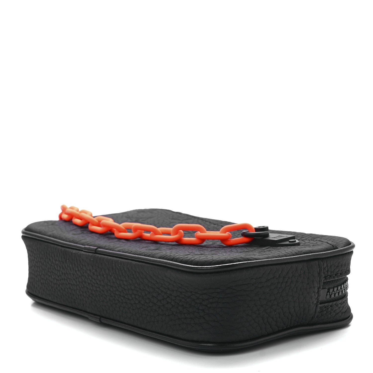 Louis Vuitton Taurillon Monogram Uniformes Solar Ray Soft Pochette Volga Belt Bag Black 8 of 10