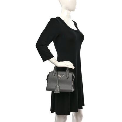 Prada Saffiano Cuir Small Kristen Ardesia 2 of 9