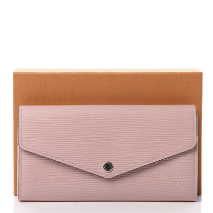 Louis Vuitton Epi Sarah Wallet NM Rose Ballerine 9 of 9