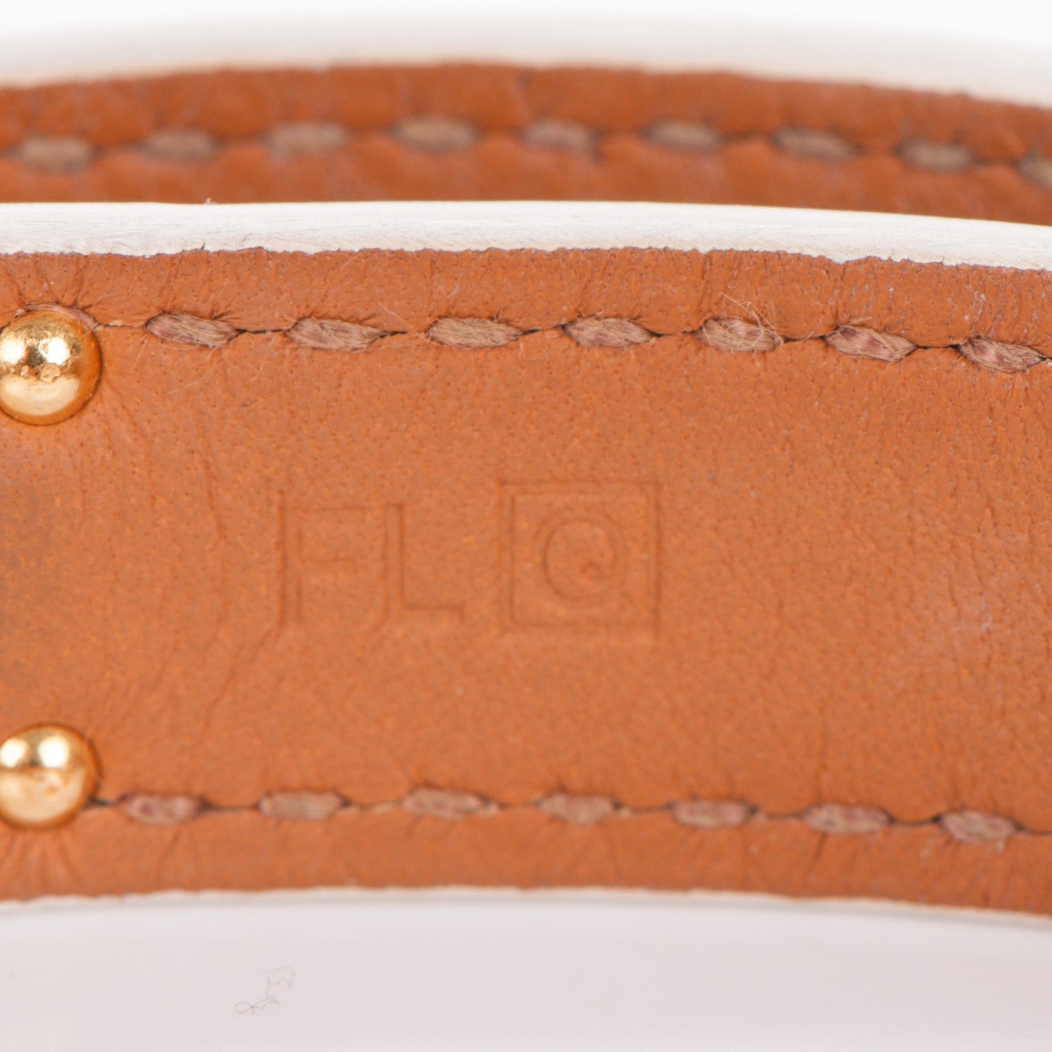 Hermes Epsom Kelly Double Tour Bracelet M White 5 of 7