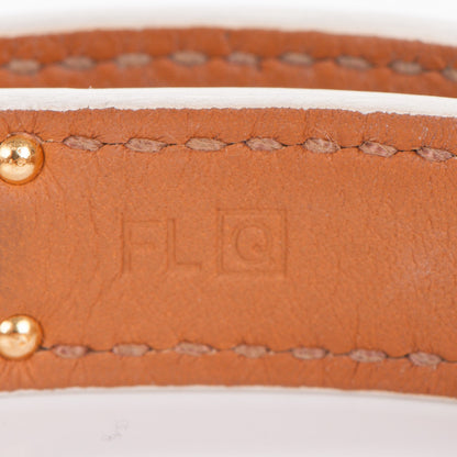 Hermes Epsom Kelly Double Tour Bracelet M White 5 of 7