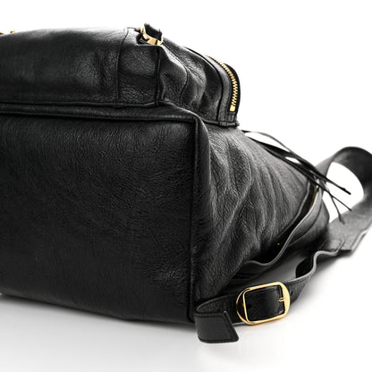 Balenciaga Agneau Classic Gold Hardware Backpack Black 11 of 12