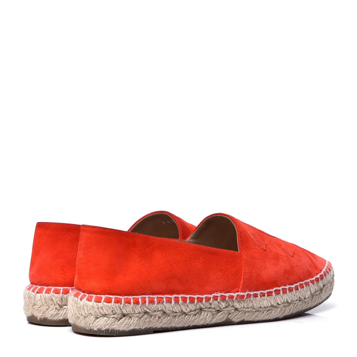 Suede CC Espadrilles 38 Orange
