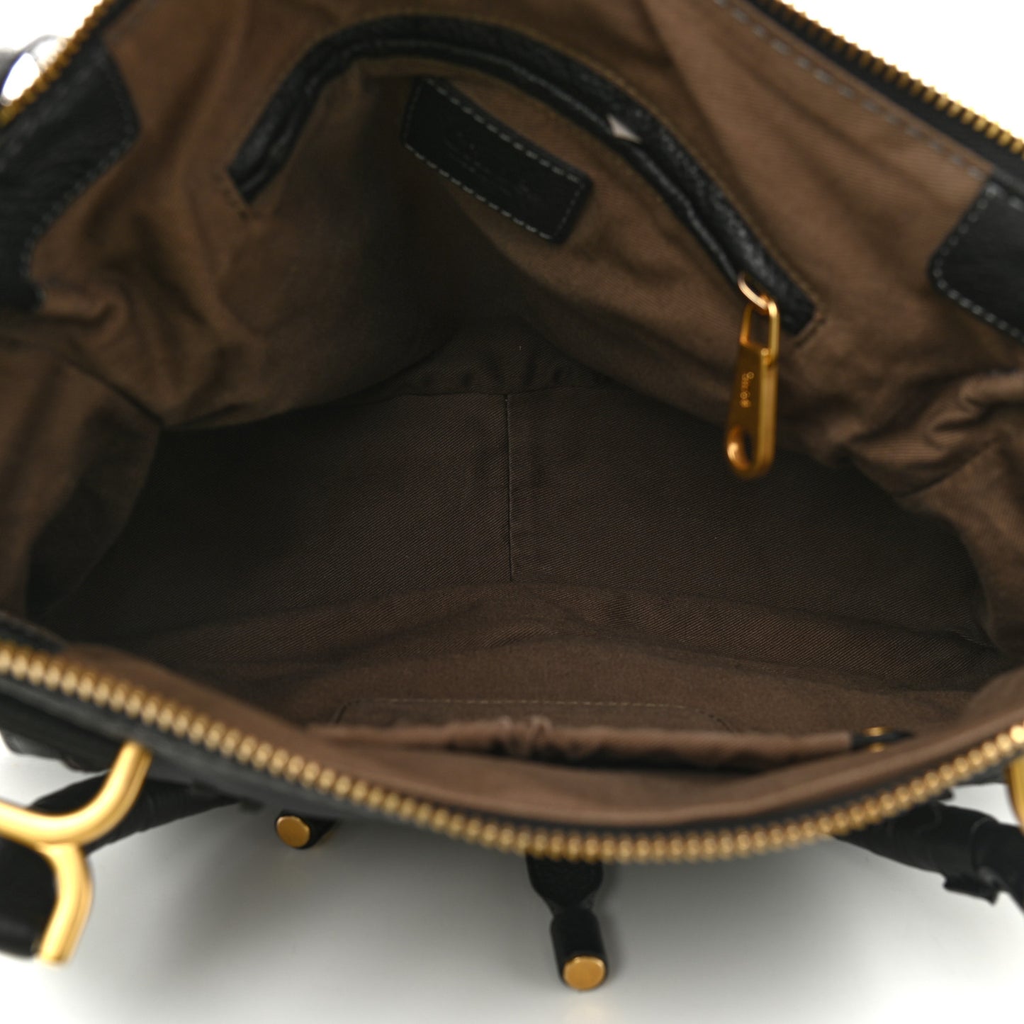 Calfskin Medium Marcie Satchel Black