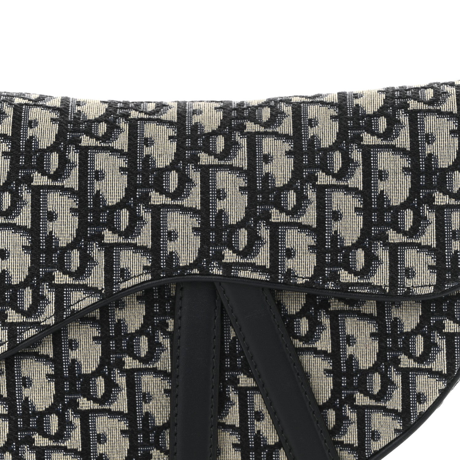Christian Dior Oblique Saddle Bag Blue 8 of 10