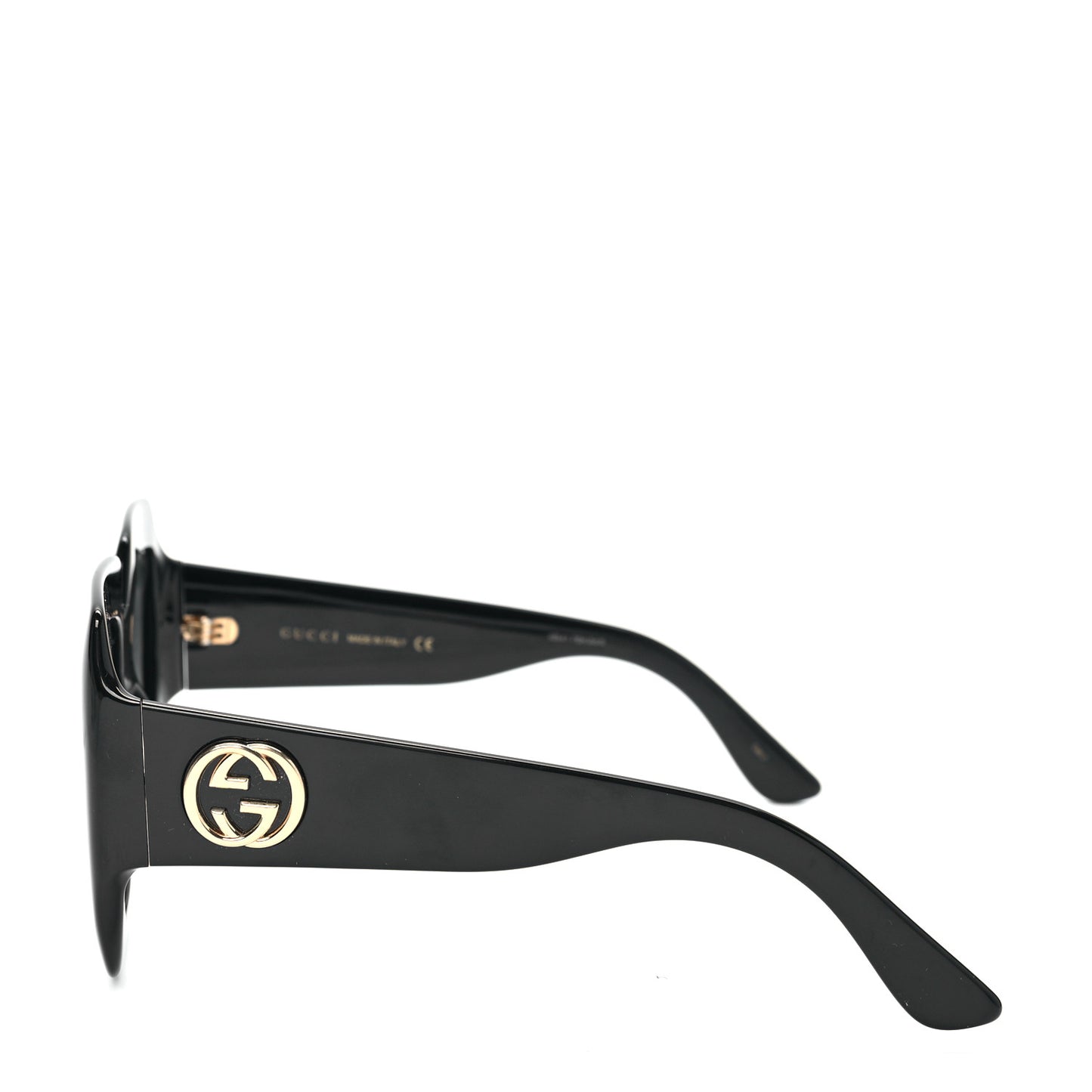 Acetate Square Frame Sunglasses GG0053S Black