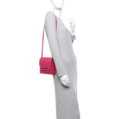 Hermes Evercolor Matte Alligator Mini Touch Sac Roulis Rose Mexico 2 of 12