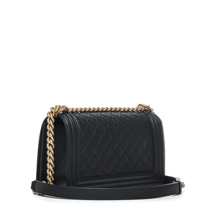 Chanel Caviar Quilted Medium Boy Flap Black 3 of 8